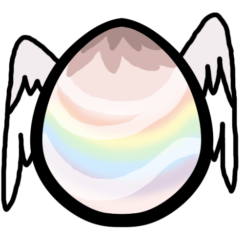 Angelic Rainbow Egg